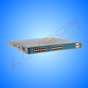Cisco WS-C3550-24-SMI 24-port 10/1000 Base-T 2-port 1000BaseX GBIC Catalyst Switch.
